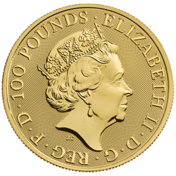 Bestias de la Reina Juego de 10 monedas 1 oz Oro 2016-2020