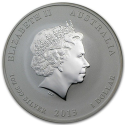 Lunar II: Year of the Snake 1 oz Silver Gilded