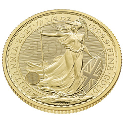 Moneda de oro Britannia 1/4 onza de oro 2027