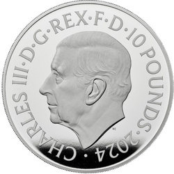 III. Károly király koronázása 1/4 uncia arany 2023 Proof