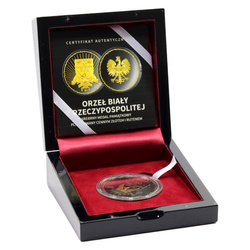 Médaille en argent 100e anniversaire du recouvrement de l'indépendance dorée 1000 g d'argent 2018 Proof