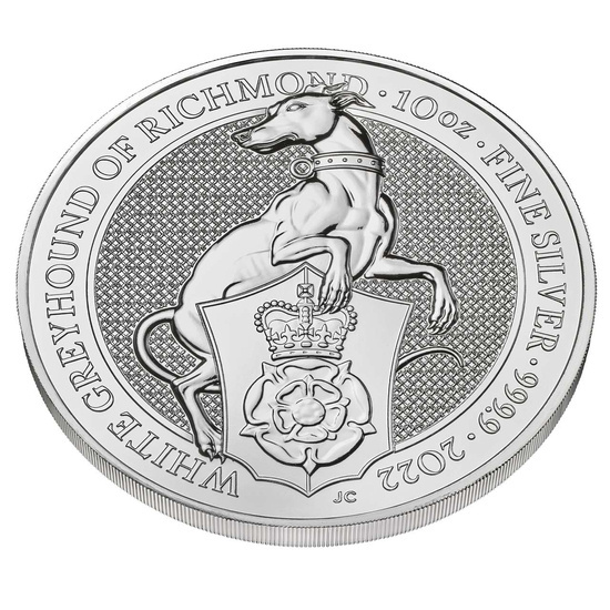 Bestias de la Reina: Carta Blanca de Richmond 10 oz Plata 2022