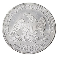 Seated Liberty Design 1 oz Silver
