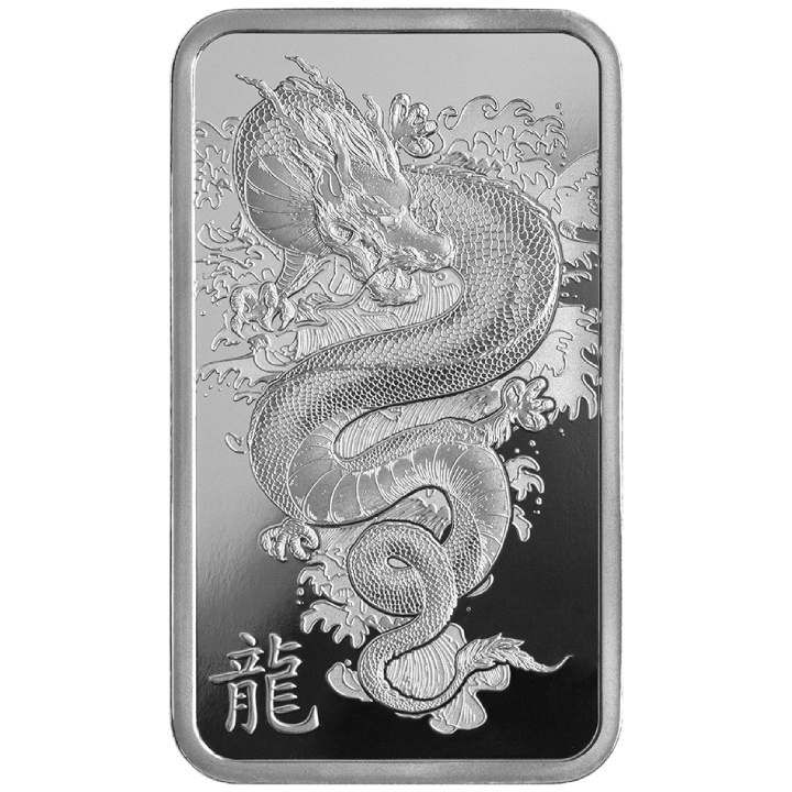 PAMP Année du Dragon - Légende du Dragon Azur 1 oz argent 2024