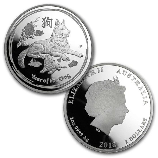 Lunar II: A kakas éve 1 uncia ezüst 2017 Proof High Relief