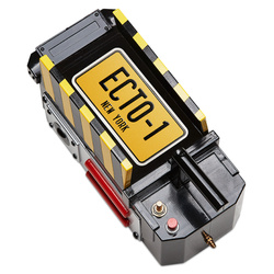 Niue: Ghostbusters - Silver Ecto - 1 colored 2 oz Silver 2024 License Plate Antiqued Shaped Coin