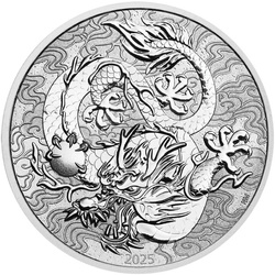 Chinese Myths and Legends: Dragon 10 oz Silber 2025
