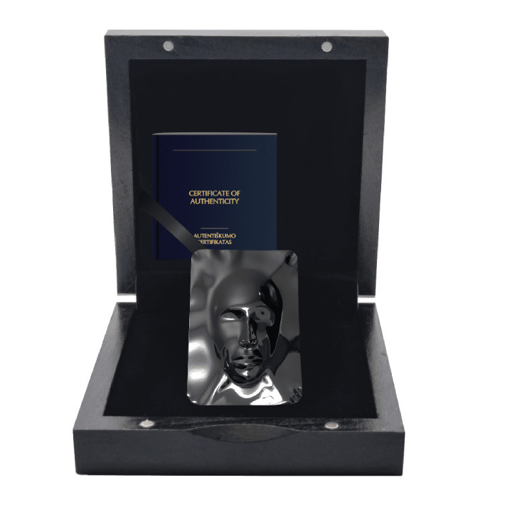 Niue: Mitos Asiáticos - Pueblo Espejo $5 Plata 2022 Negro Proof