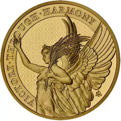 The Queen’s Virtues: Sieg 1 oz Gold 2021