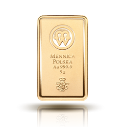 Sztabka Złota Mennica Polska 5 gramów