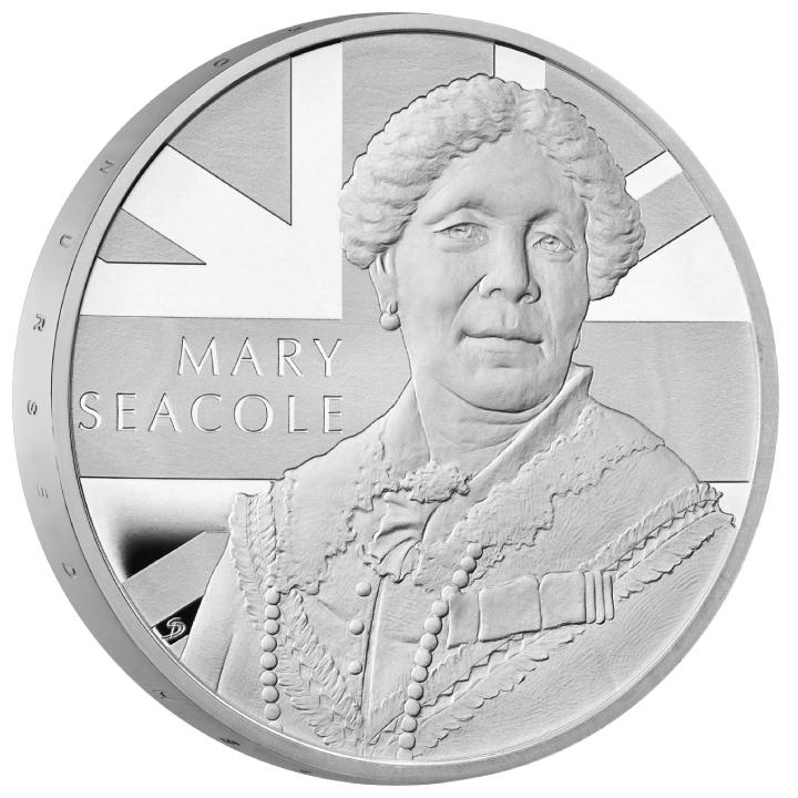 Mary Seacole 5 lire sterline argint 2023 Proof