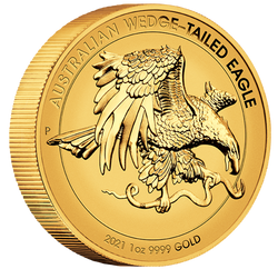 Aquila australiana 1 oncia d'oro 2021 Proof High Relief