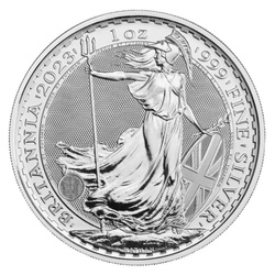Britannia - Le roi Charles III 1 once d'argent 2023
