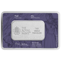 The Royal Mint Una and the Lion 1 oz Silver Bar