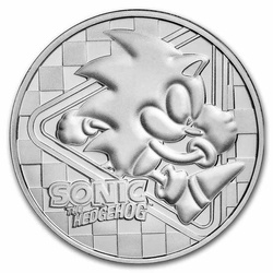 Niue: Sonic The Hedgehog 1 oz Silber 2022 Slab