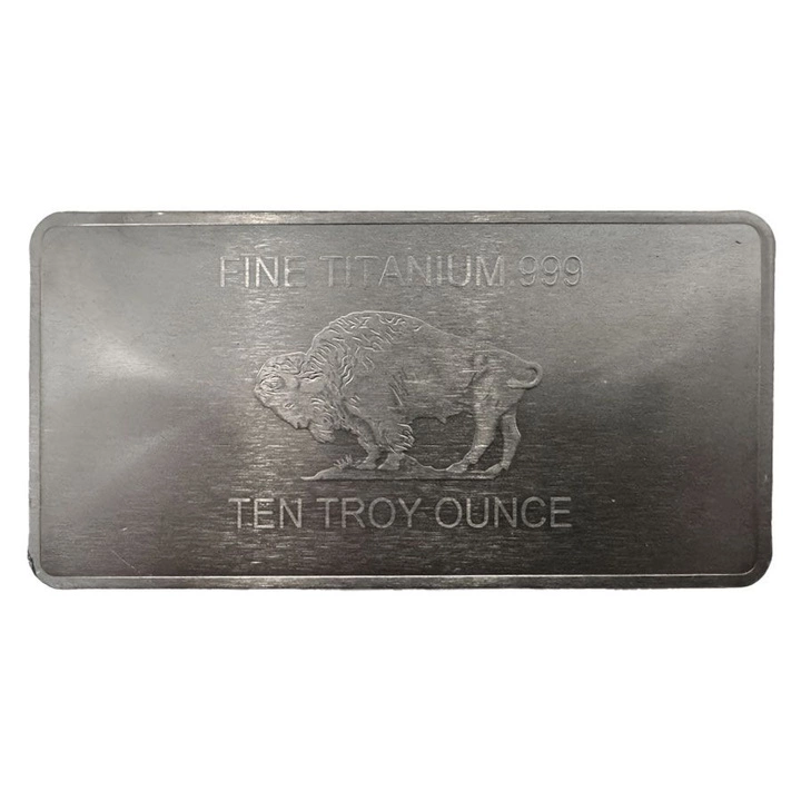 Lingote Buffalo 10 onzas Titanio