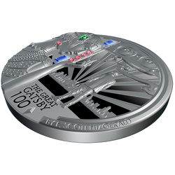 Liberia: El Gran Gatsby $5 Plata 2025 Prooflike Coin