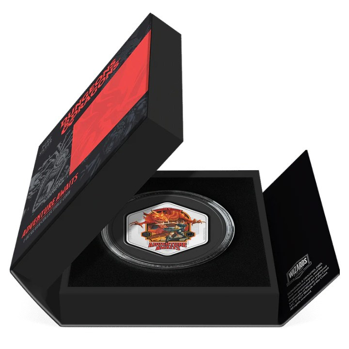 Niue: Dungeons & Dragons colored 1 oz Silver 2023 Proof