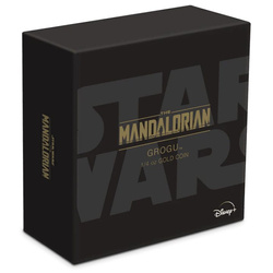 Niue: Star Wars The Mandalorian – Grogu 1/4 uncji Złota 2022 Proof