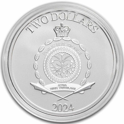 Niue: Héroes de la Mitología Griega - Theseus 1 oz Silver 2024 Coin
