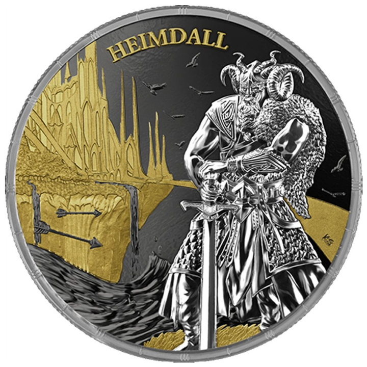 Set di 2 monete in argento Germania Mint: Ragnarök - Loki e Heimdall 2 x 1 oz argento 2025