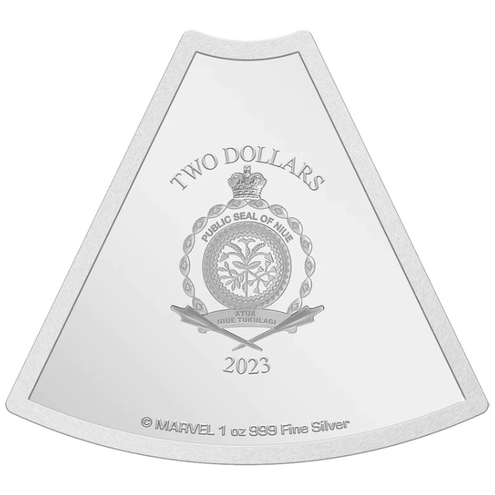 Niue: Marvel - Avengers 60th Anniversary 'Captain Marvel' coloured 1 oz Silver 2023 Proof