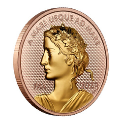 Canada: Peace Dollar 1 oz Gold 2023 Proof Ultra High Relief Plated Coin