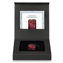 Sztabka Asturmint: The Deadly Seven Sins - Anger kolorowana 2 uncje Srebra 2024 Antique Finish