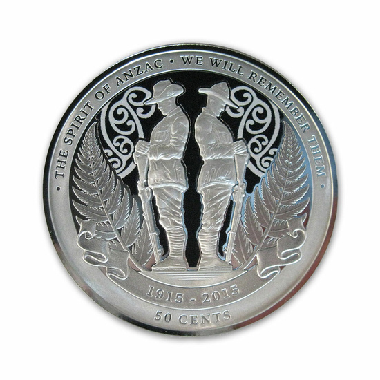 The Spirit of Anzac Premium 1 oz Silver 2015 Proof
