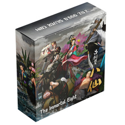 Niue: Eight Immortals - Lü Dongbin colorato, placcato in oro 2 once d'argento 2023 Ultra High Relief Antiqued Coin