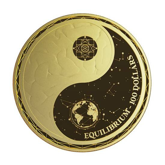 Tokelau: Equilibrium 1 uncja Złota 2022 Prooflike