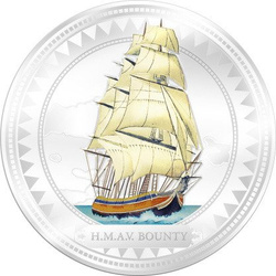 H.M.A.V. BOUNTY LA LEYENDA DE LA MUTINIA 1 oz Plata 2008