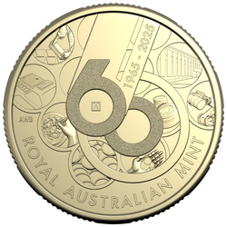 4-Münzen-Set: 60. Jubiläum der Royal Australian Mint Aluminium-Bronze 2025 Mintmark & Privy Mark 