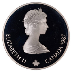 Canada: Zestaw 10 monet Calgary Olympic Games 1988 Srebro