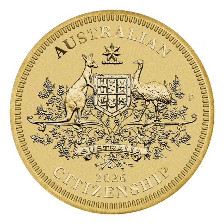 Perth Mint Australia: Australian Citizenship $1 2026 Moneta in carta