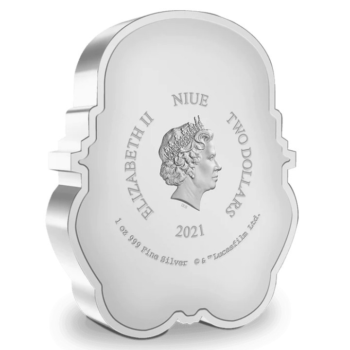 Niue: Star Wars Los Rostros del Imperio - Imperial Stormtrooper coloreado 1 oz Plata 2021 Proof