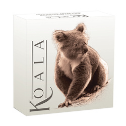 Australijska Koala pozłacana 5 uncji Srebra 2023 Proof High Relief