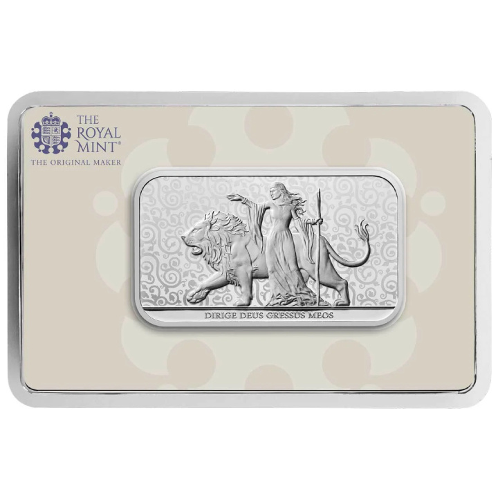 Lingot The Royal Mint : Una et le lion 1 once d'argent