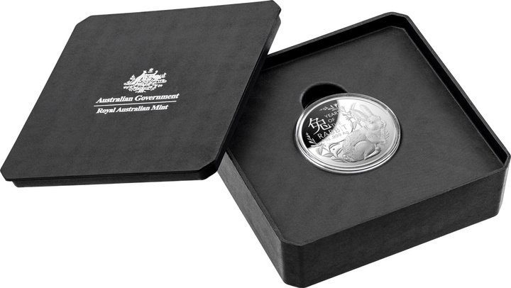Lunar: Año del Conejo 1 oz Plata 2023 Proof