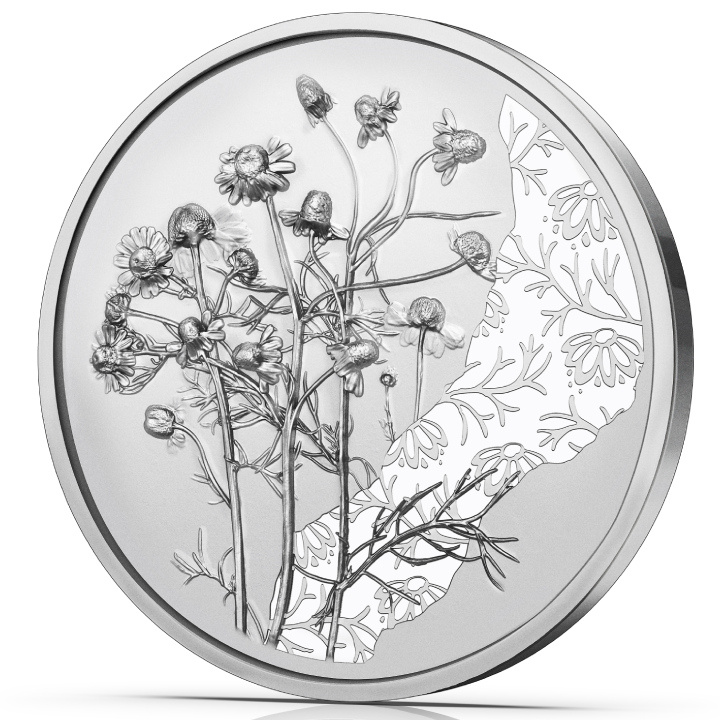 The Chamomile 10 Euro Silber 2023 Coin