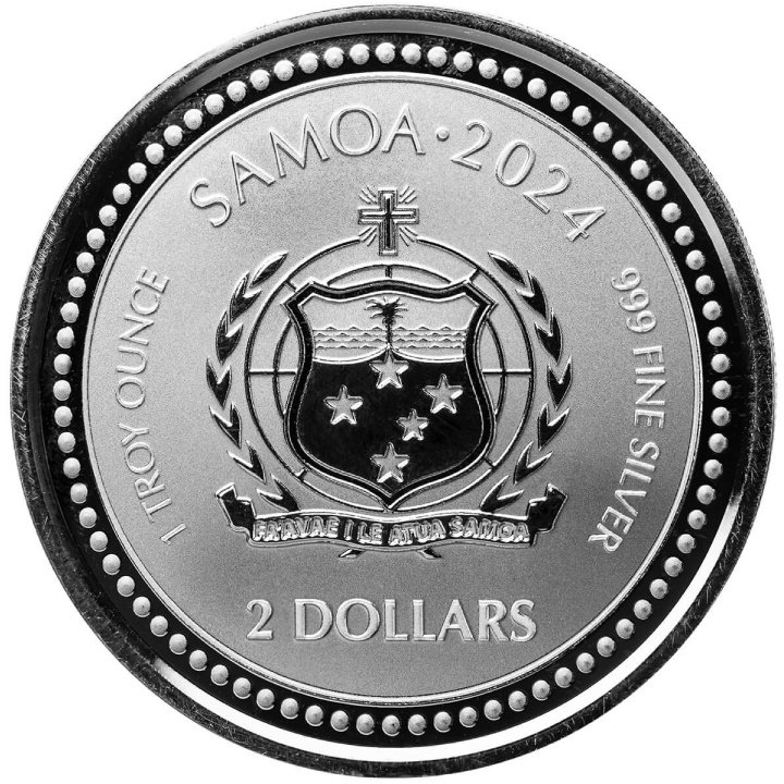 Samoa: The Creator kolorowany 1 uncja Srebra 2024