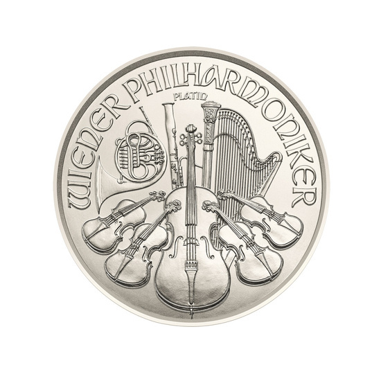 Bécsi Filharmonikusok 1/25 uncia platina 2022