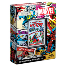 Niue: Marvel Comix - Journey into Mystery coloreado 2 oz Plata 2023 Proof