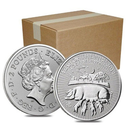 Lunar: Año del Cerdo 1 oz Plata 2019 Royal Mint UK