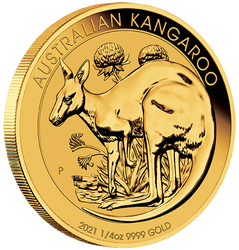 Kangourou australien 1/4 once d'or 2021