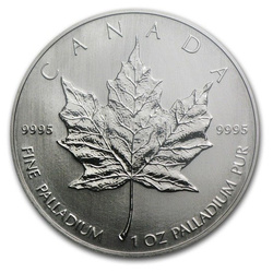 Canadian Maple Leaf 1 oz Palladium MS69 PCGS 2009