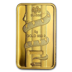 5 gram Gold Bar Lunar Year of the Snake