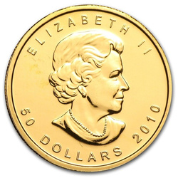 Kanadyjski Liść Klonowy 1 uncja Złota 2010