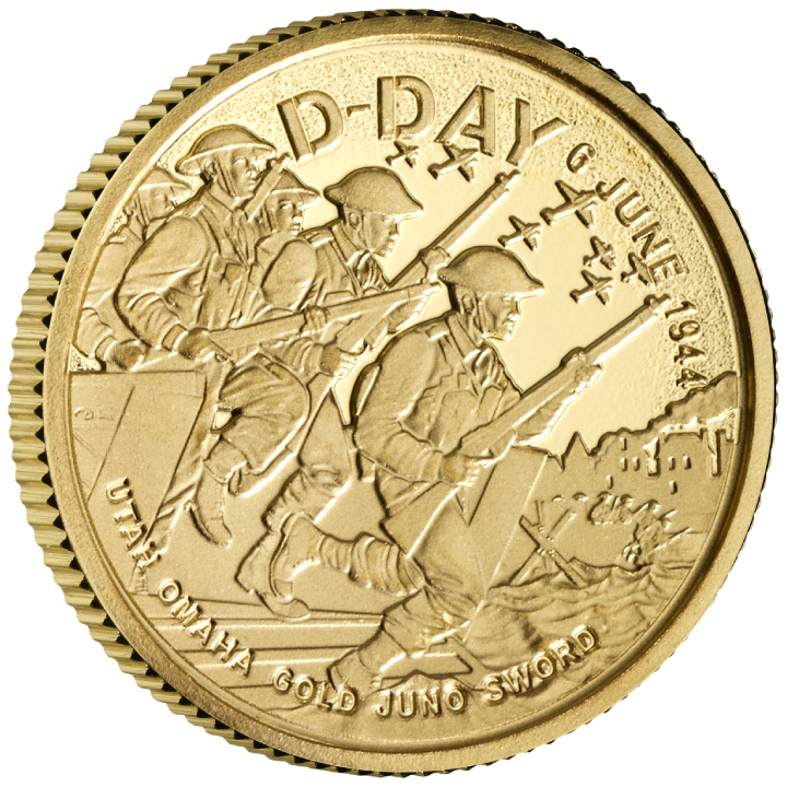 D-Day 1/40 oz Gold 2024 Proof
