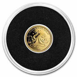 Barbade : Octopus 0,5 gramme d'or 2021
